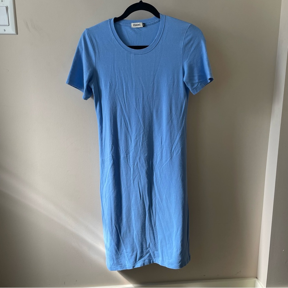 Franc Blue T-Shirt Dress